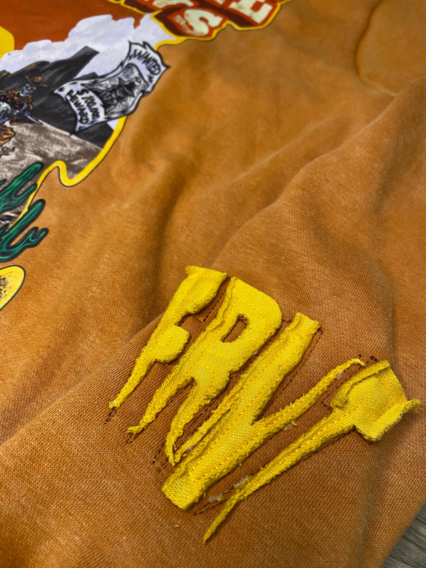 FRNT Outlaws Cropped Hoodie (Desert Sand)