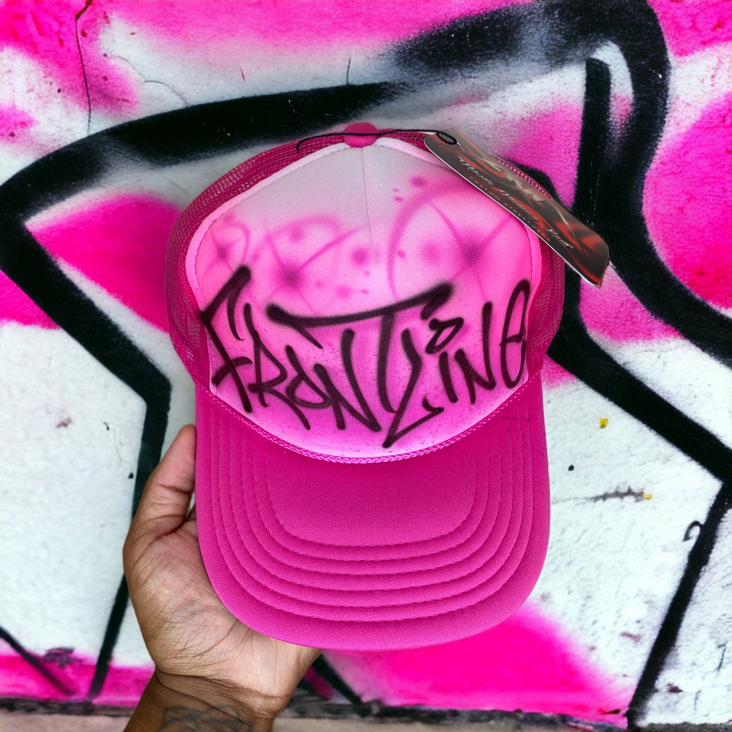 1/1 Custom Graffiti Trucker