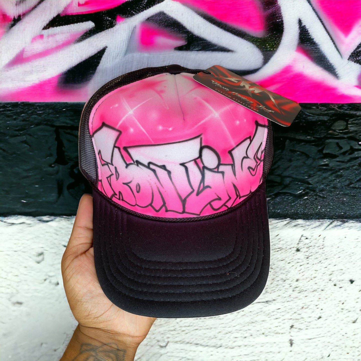 1/1 Custom Graffiti Trucker