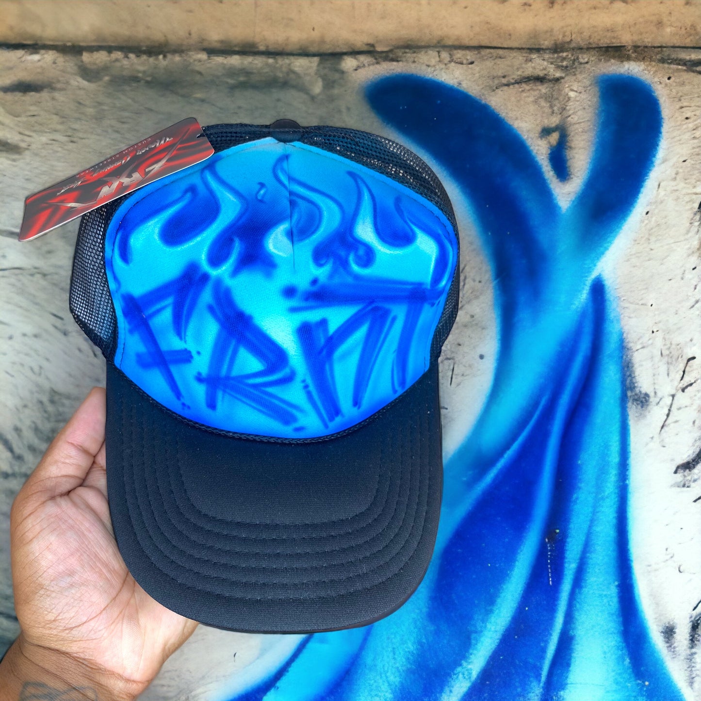 1/1 Custom Graffiti Trucker