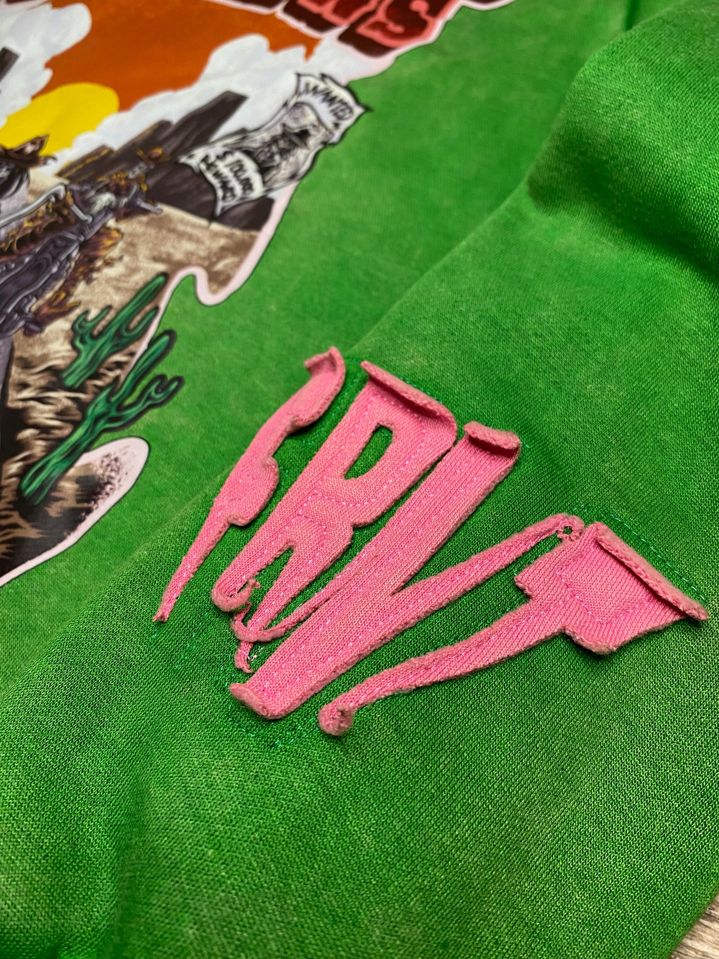 FRNT Outlaws Cropped Hoodie (Cactus Green)