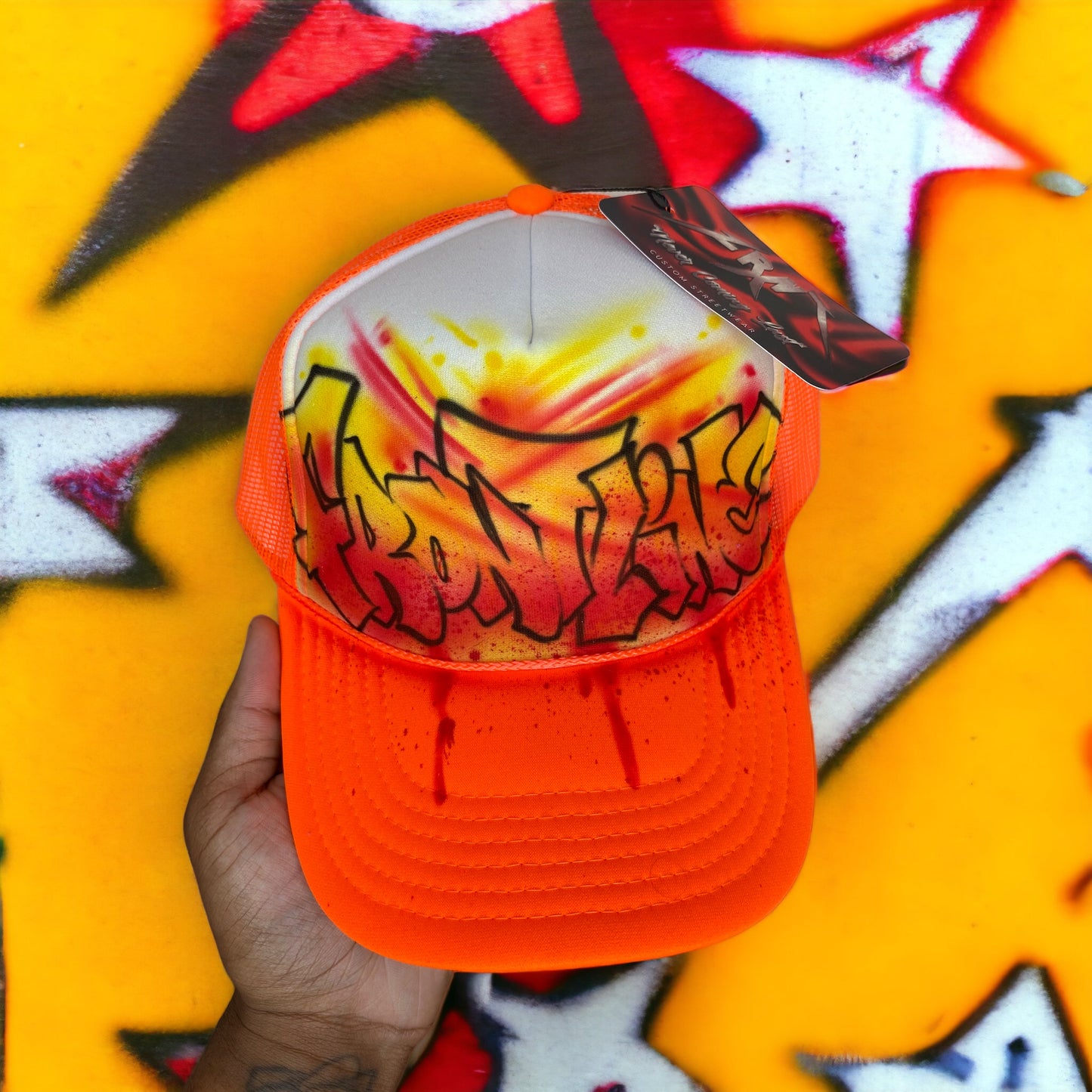 1/1 Custom Graffiti Trucker