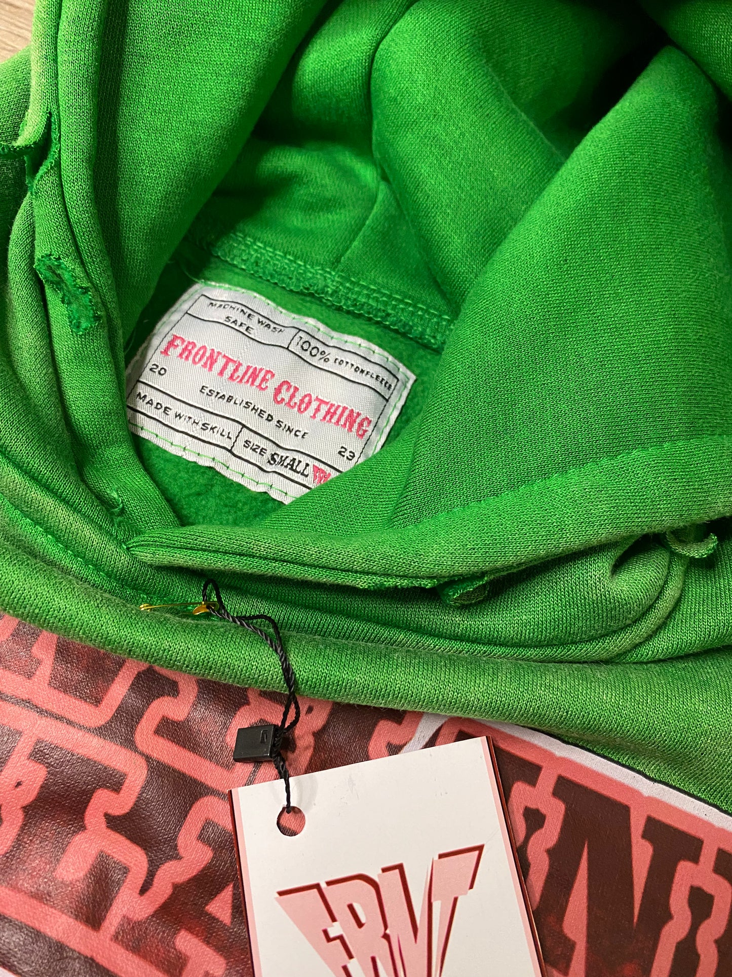 FRNT Outlaws Cropped Hoodie (Cactus Green)