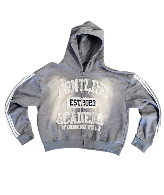 SKOOL OF STREETWEAR ZIP-UP (GREY)