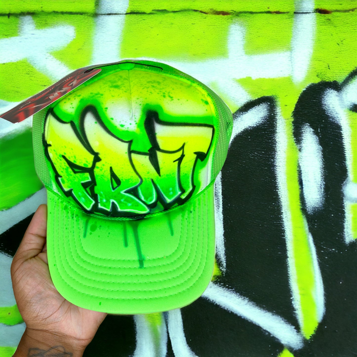 1/1 Custom Graffiti Trucker
