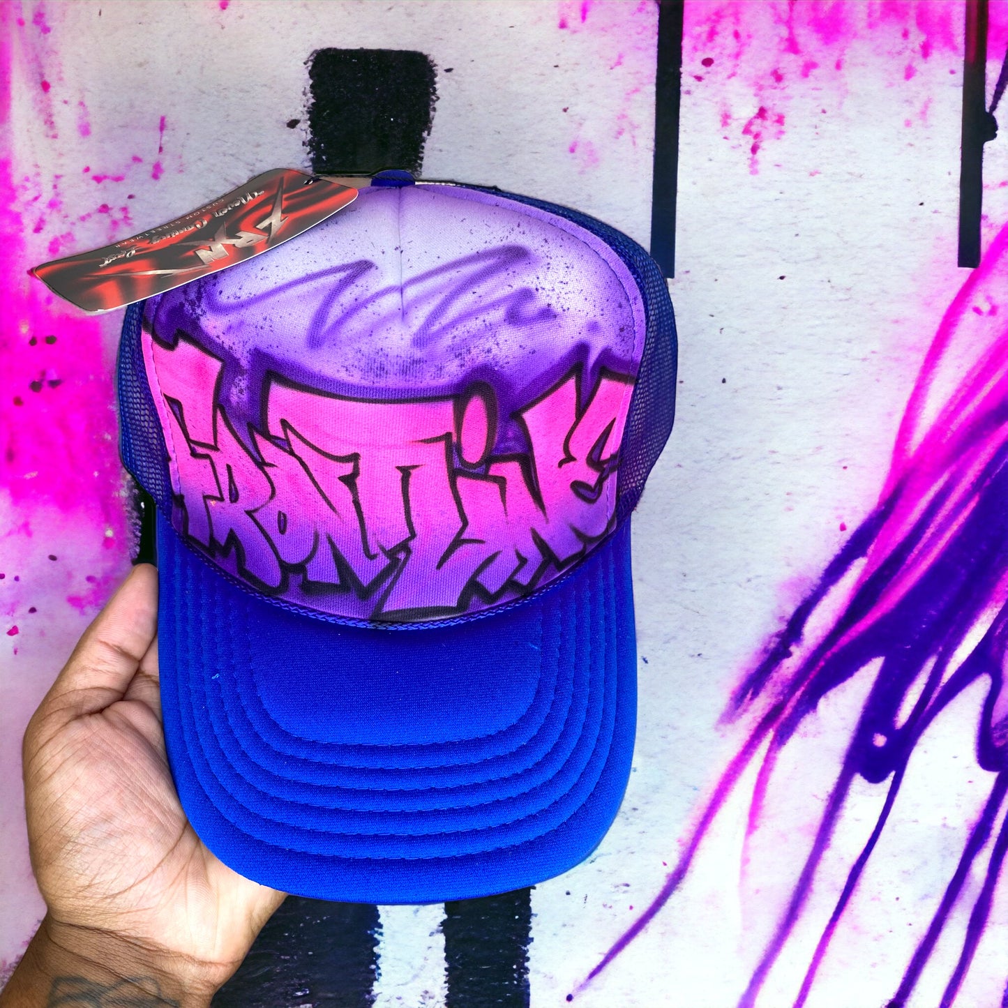 1/1 Custom Graffiti Trucker