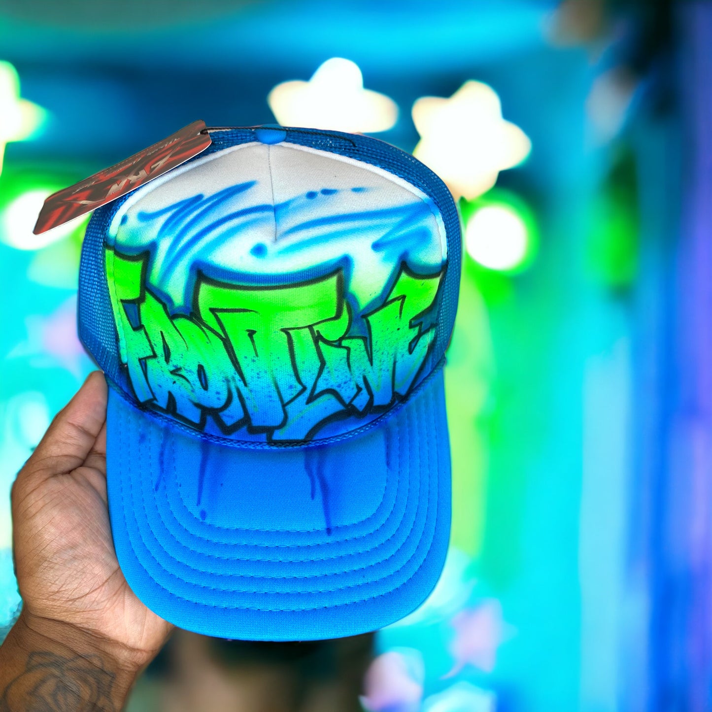 1/1 Custom Graffiti Trucker