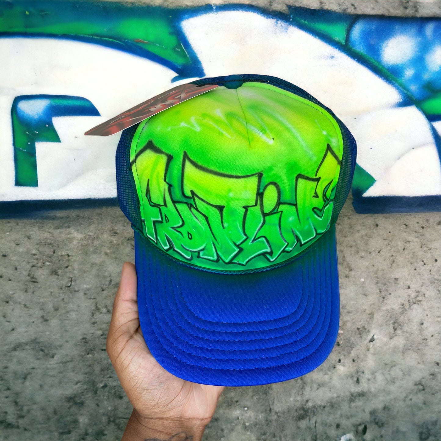1/1 Custom Graffiti Trucker