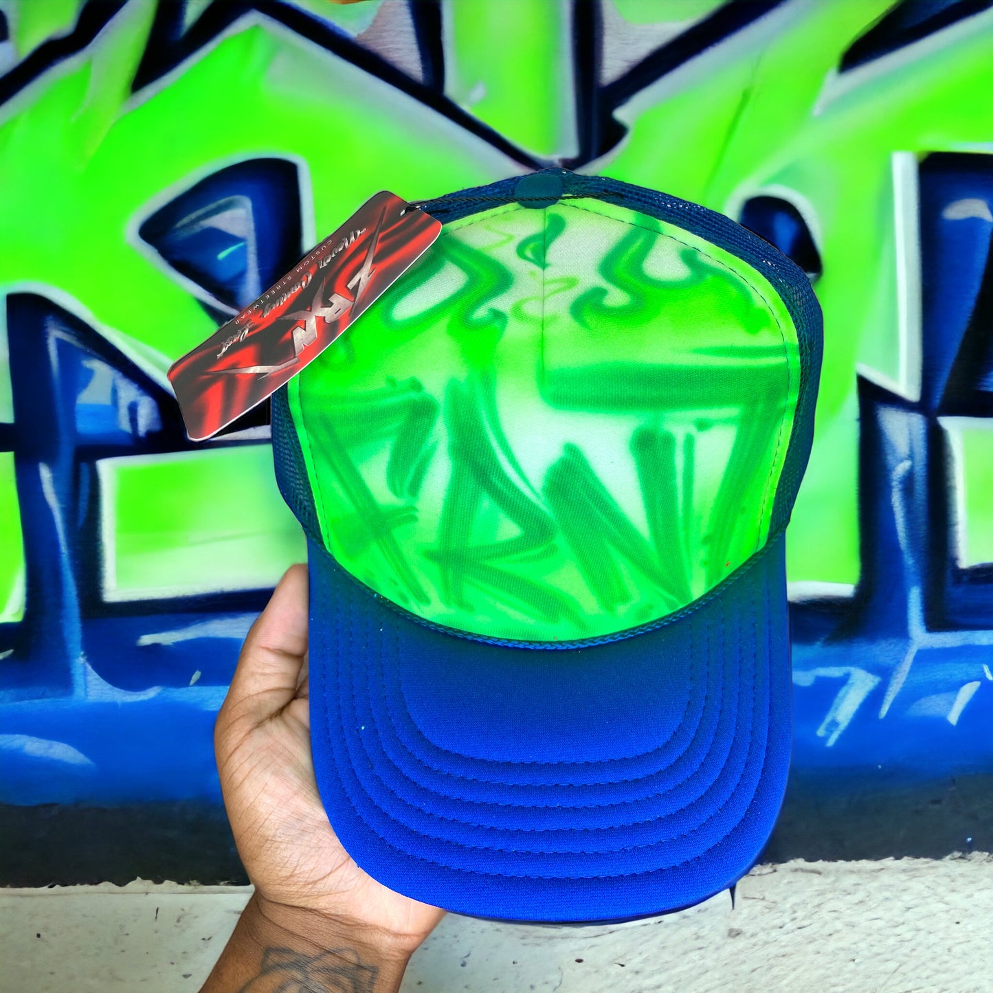 1/1 Custom Graffiti Trucker