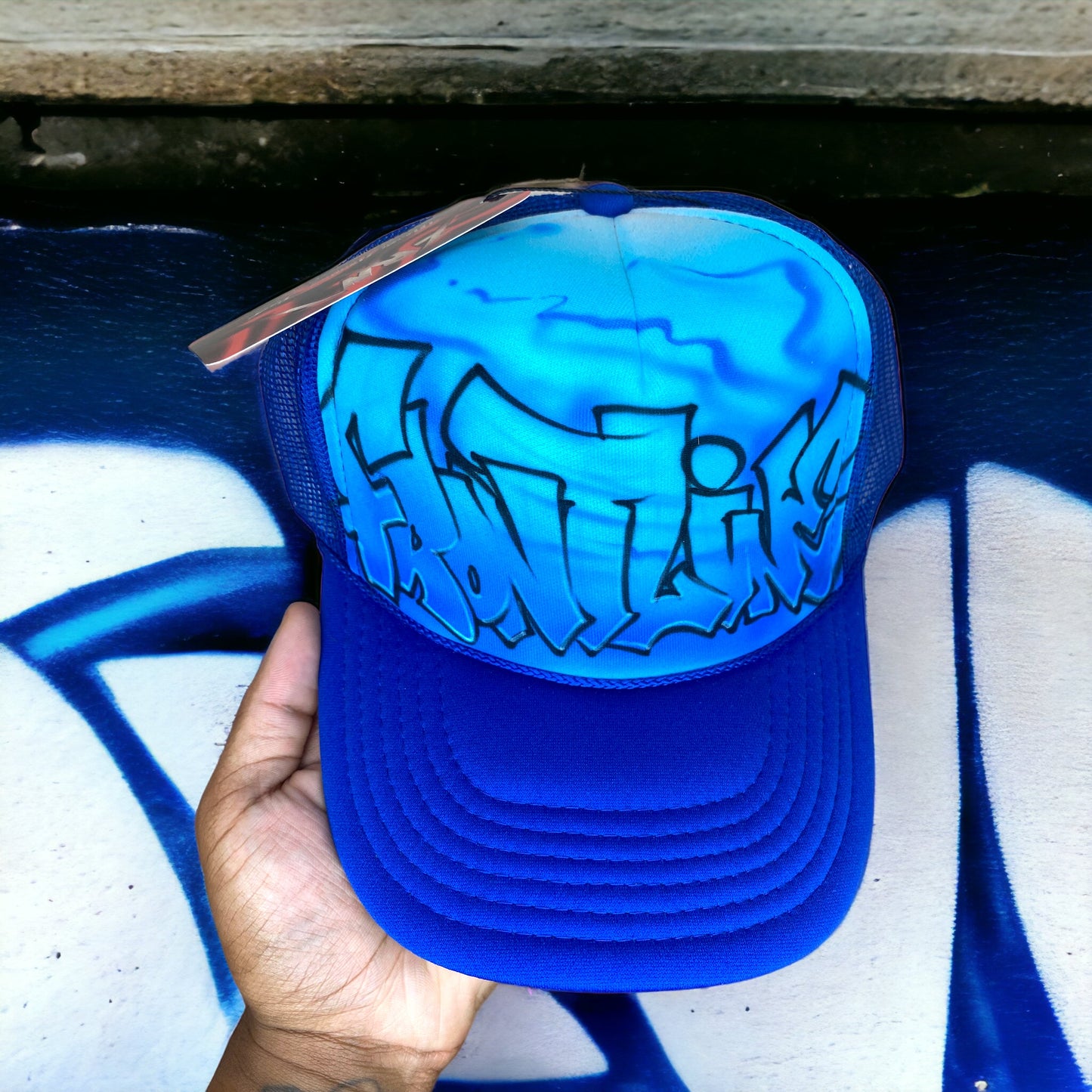 1/1 Custom Graffiti Trucker