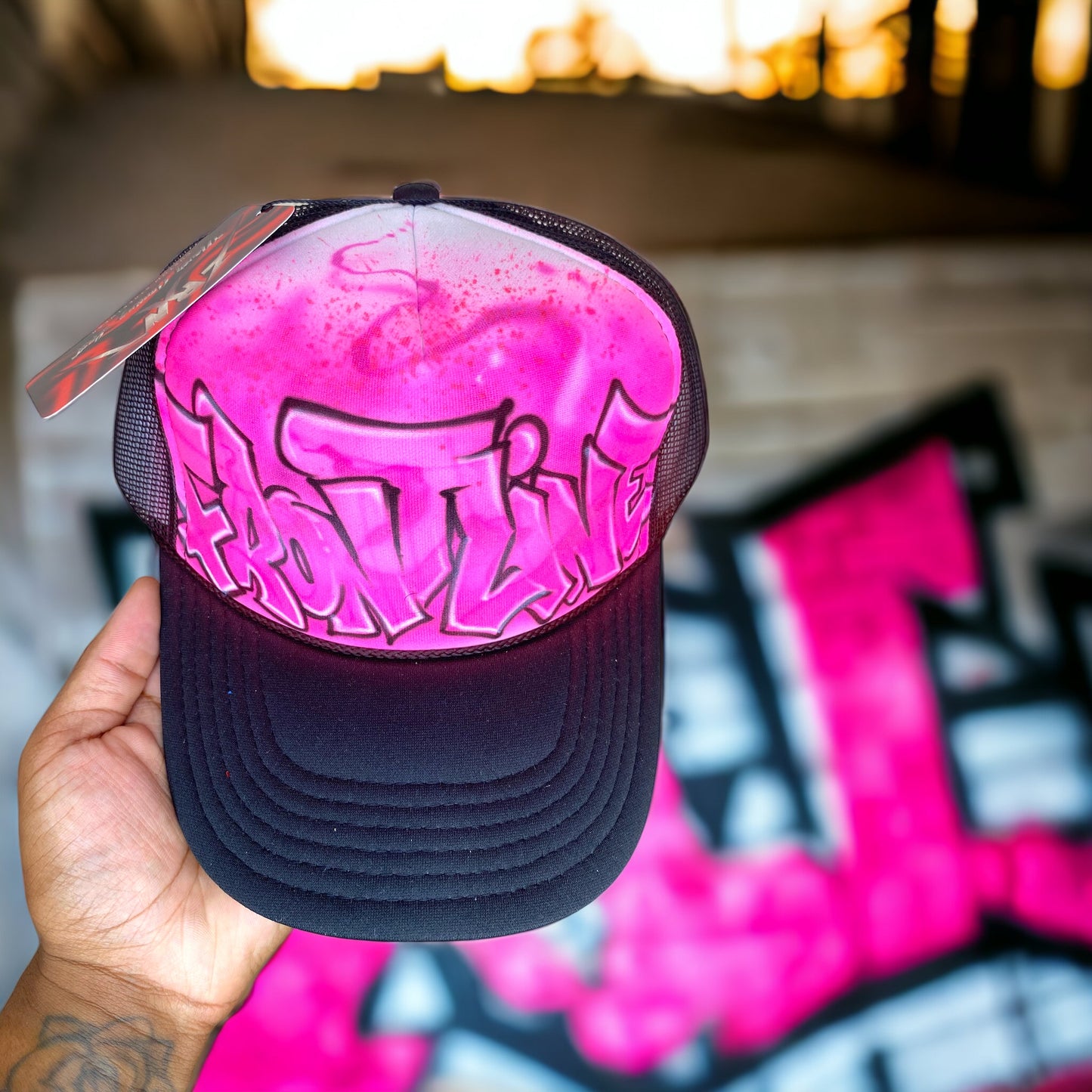 1/1 Custom Graffiti Trucker