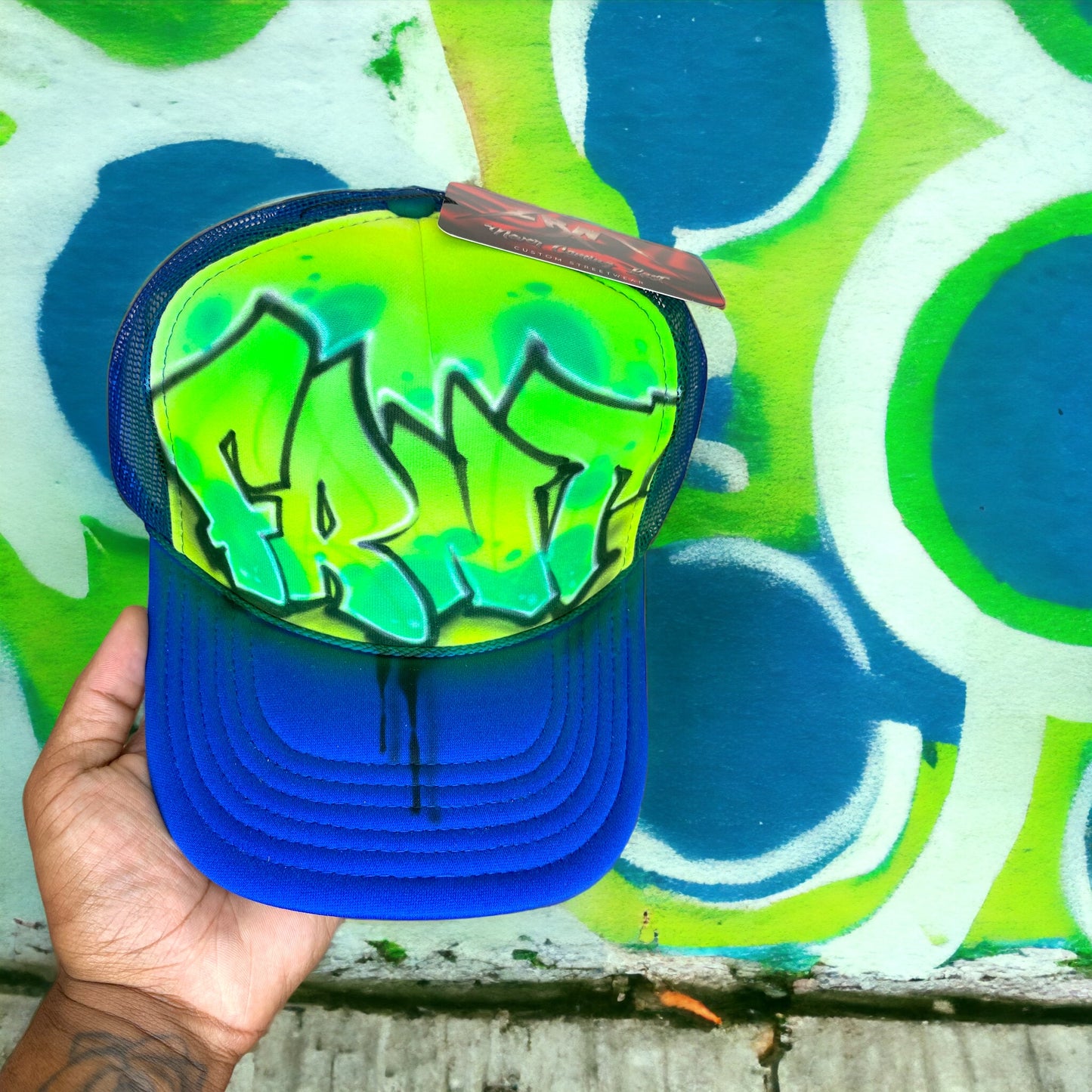 1/1 Custom Graffiti Trucker