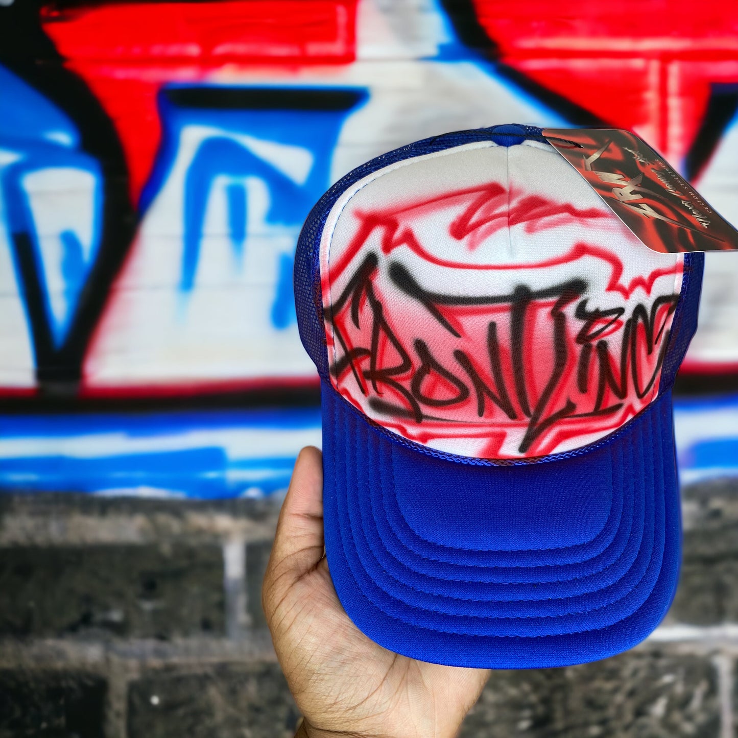1/1 Custom Graffiti Trucker