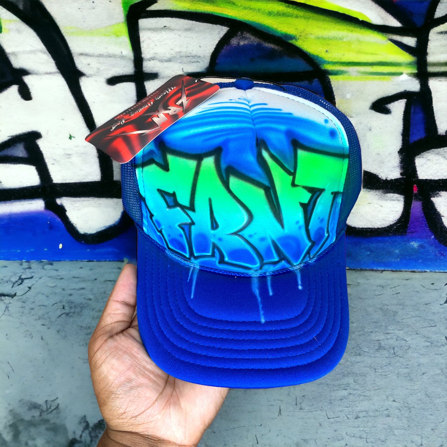 1/1 Custom Graffiti Trucker